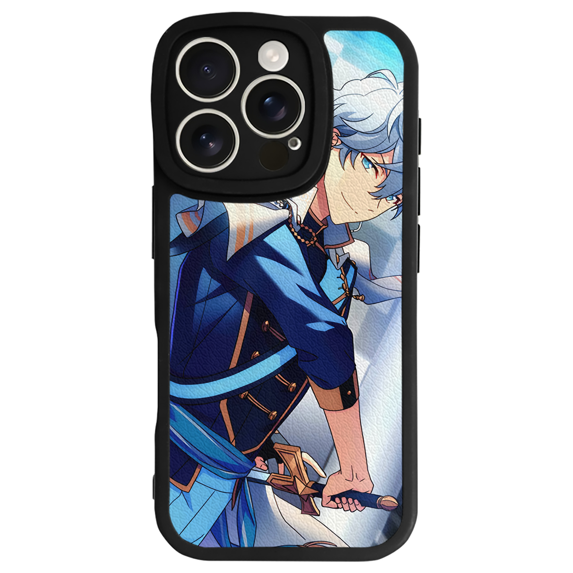 （画像用） あんさんぶるスターズ! Ensemble Stars 【iPhone 16シリーズ対応】シリコンスマホケース（レザー調） 材質：シリコン